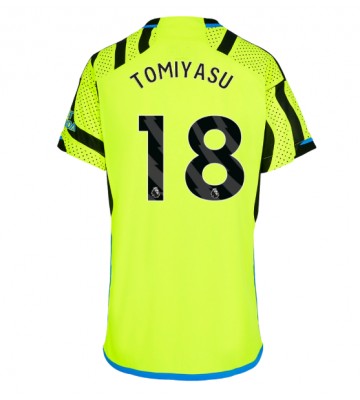 Arsenal Takehiro Tomiyasu #18 Replika Udebanetrøje Dame 2023-24 Kortærmet